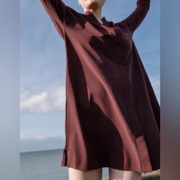 ADAY Something Borrowed Jetset Dress Merlot Red - Picture 2 of 10